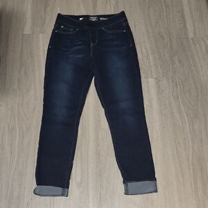 Signature by Levi Strauss Dark Blue Ankle Jeans